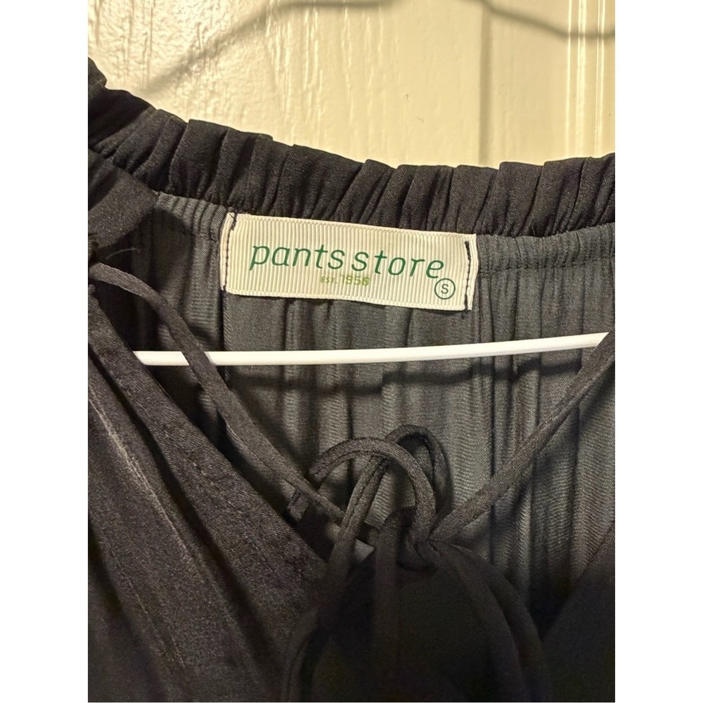 Pants Store Black Ruffle-Tier Mini Dress - Picture 3 of 3